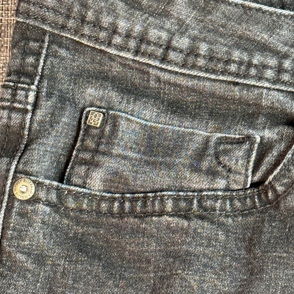 Mens Buffalo David Bitton Jeans | Waist 34 | Black Jackson Straight Stretch - Picture 5 of 16